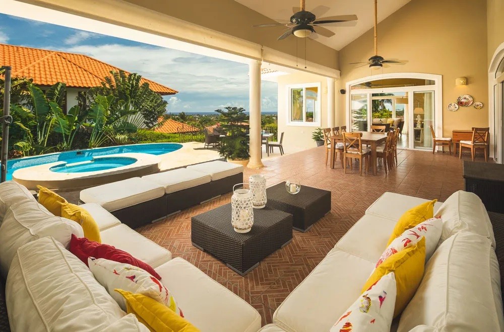 casas - Casa Amueblado en Sosua Puerto Plata proyecto Exclusivo privado vista al mar 2