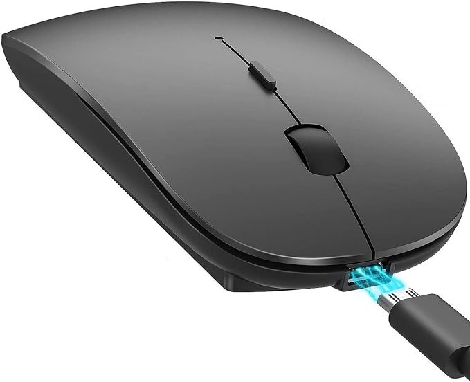 otros electronicos - Mouse inalámbrico Bluetooth recargable con Leds RGB 5