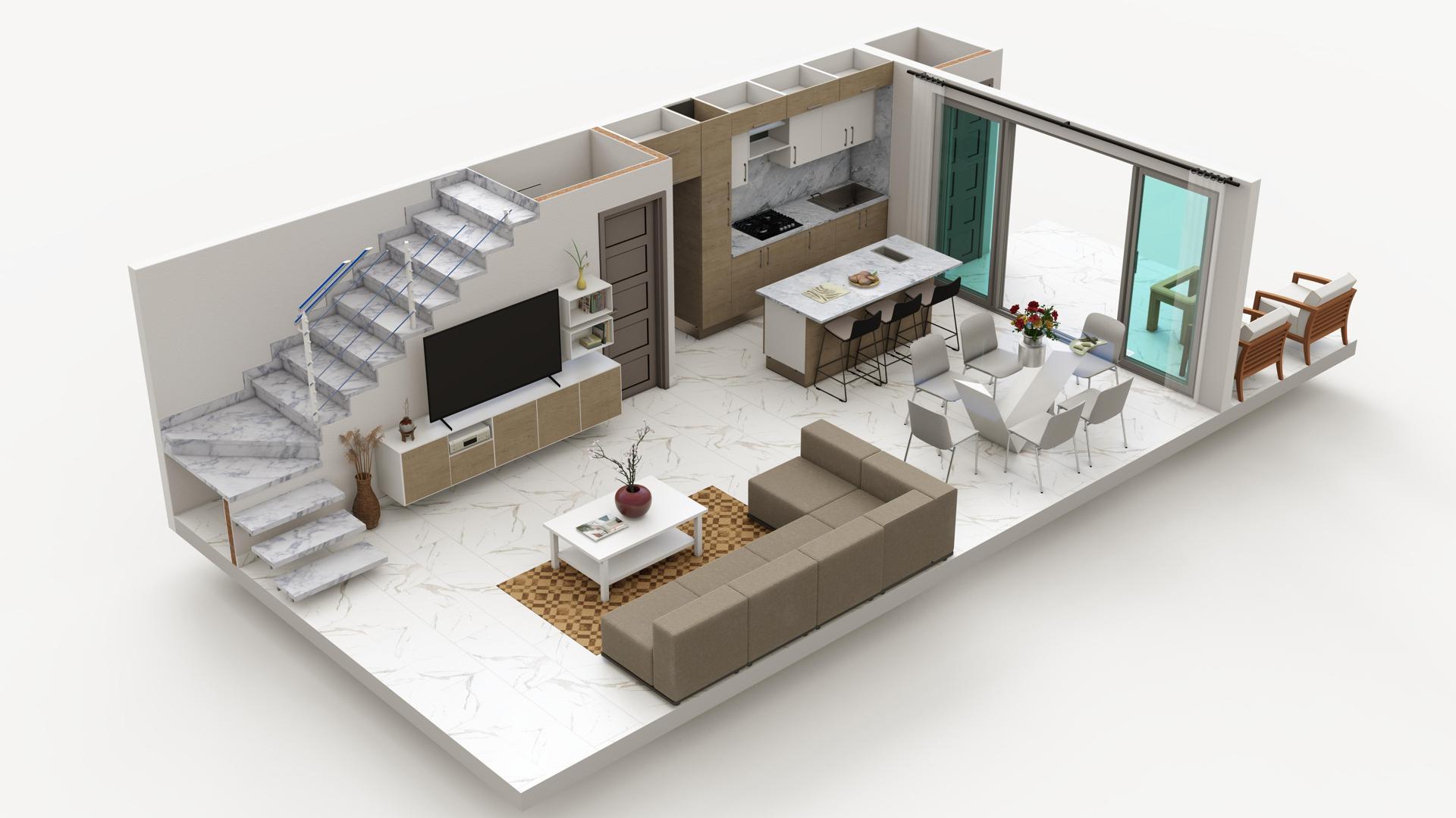 casas vacacionales y villas - Proyecto de Villas en Boca Chica a 2 minutos de la playa. 6