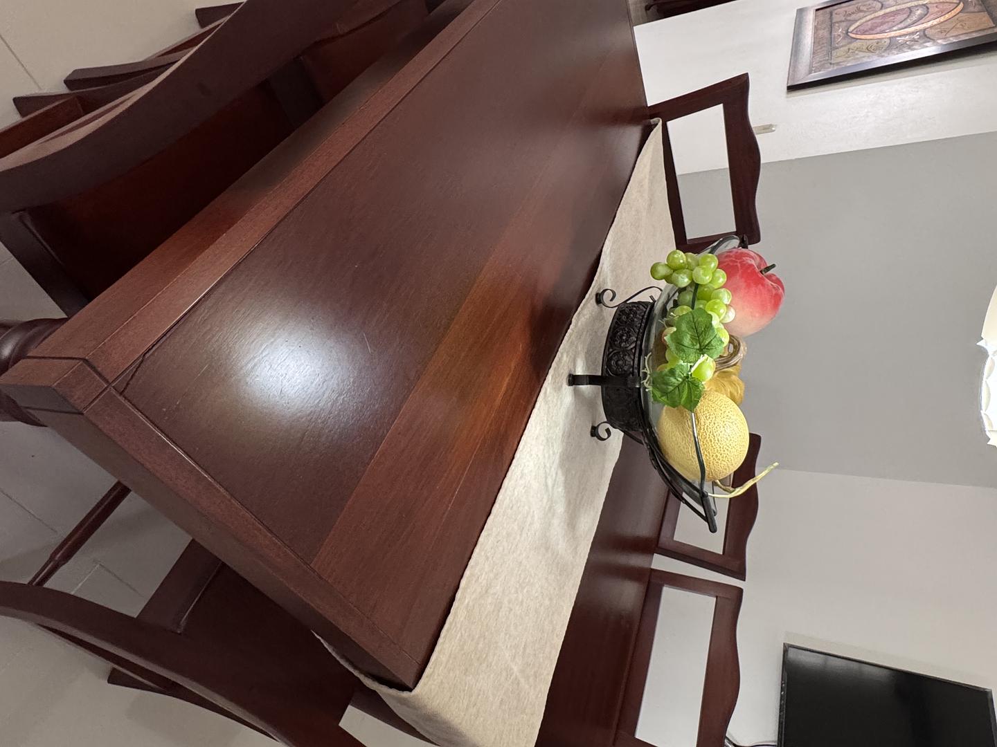 muebles y colchones - Comedor de 6 sillas- 100% Caoba 3