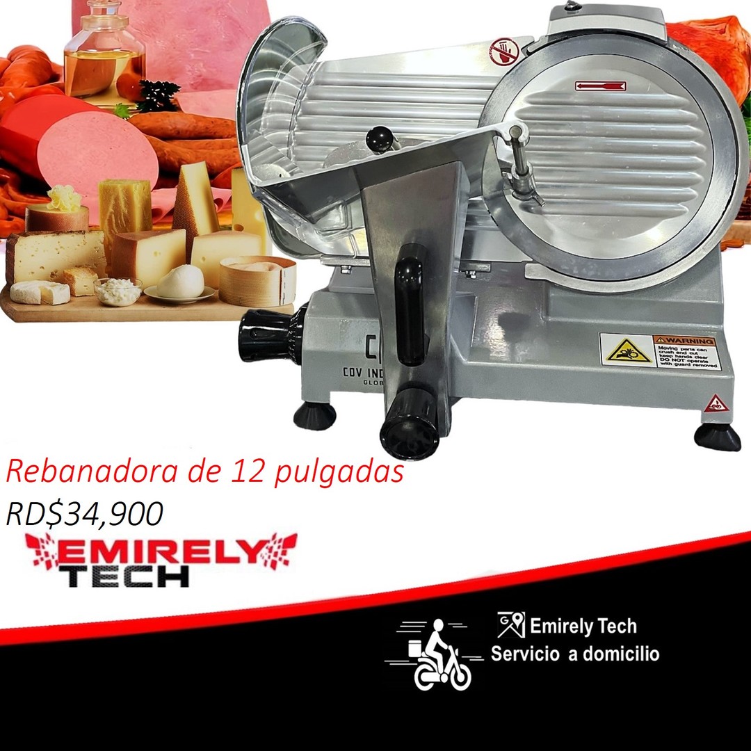 equipos profesionales - Rebanadora cortadora de 12 pulgadas de embutidos y quesos
