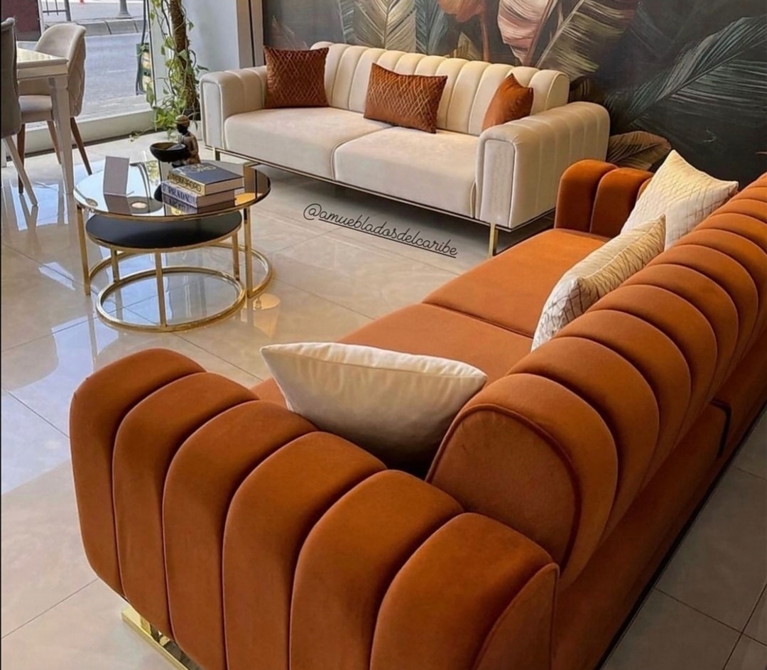 muebles y colchones - Elegante juego de sala 0