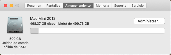 computadoras y laptops - Mac mini (Late 2012) + Monitor HP P22 G4 7