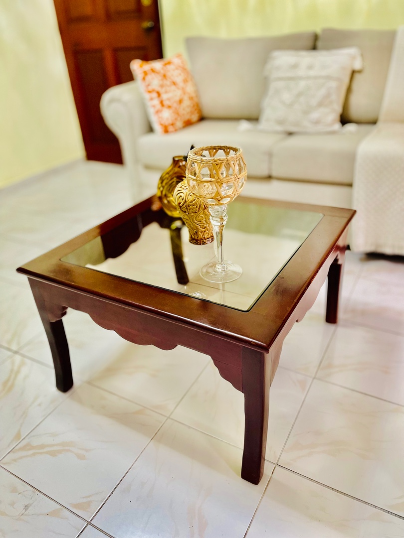 decoración y accesorios - Mesa de Sala en Caoba 3