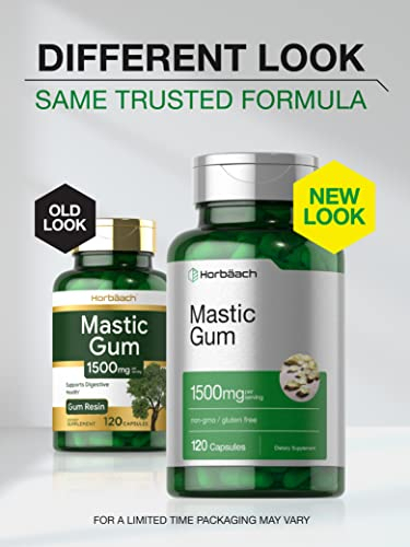 Salud y Equipamiento Médico - Mastic Gum 1500mg 100cap Horbaach 1