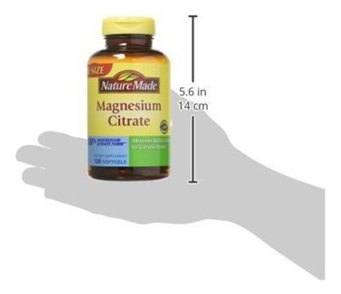 Salud y Equipamiento Médico - Citrato De Magnesio Nature Made 250 Mg, 120 Unidades. 4