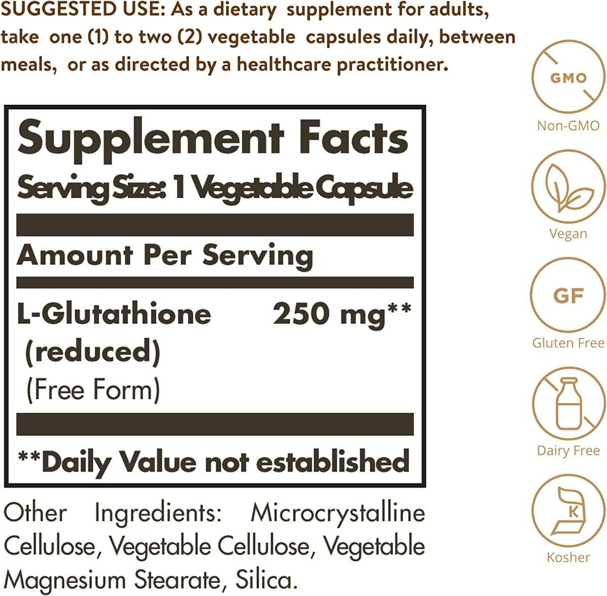 Salud y Equipamiento Médico - Glutatión 60 Cap Solgar 1