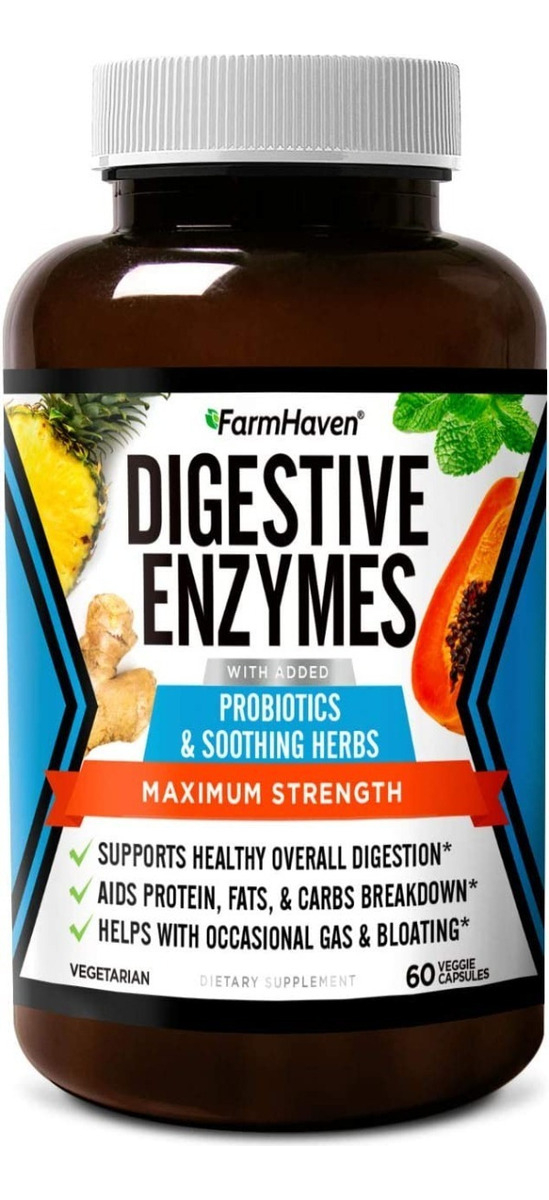 Salud y Equipamiento Médico - Enzimas Digestivas Farmhaven 0