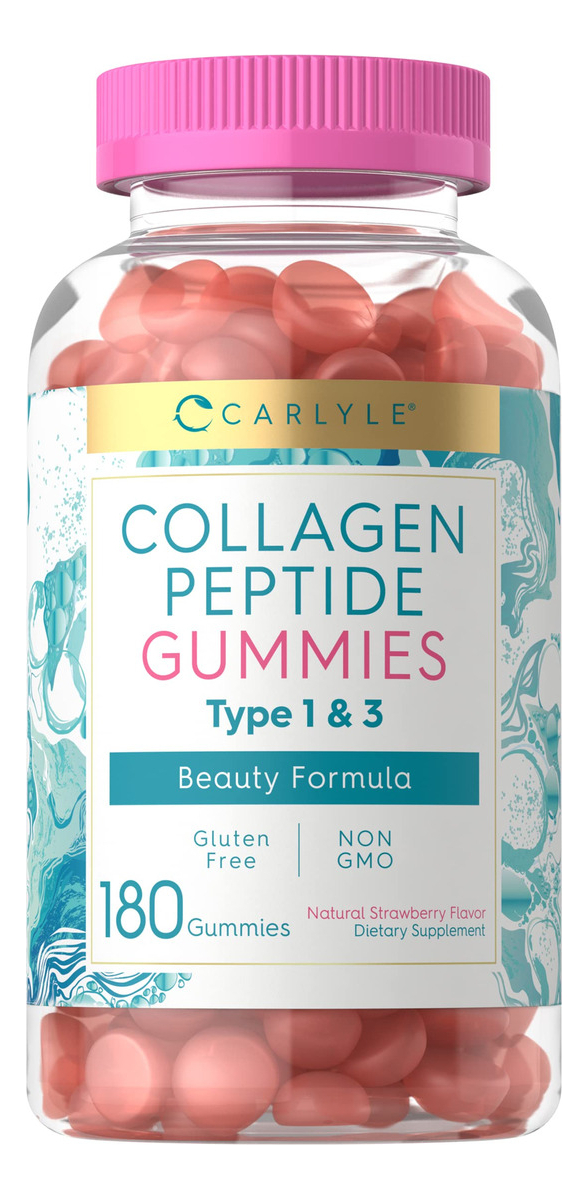 Salud y Equipamiento Médico - Gomitas De Peptidos De Colageno Carlyle De 180 Unidades