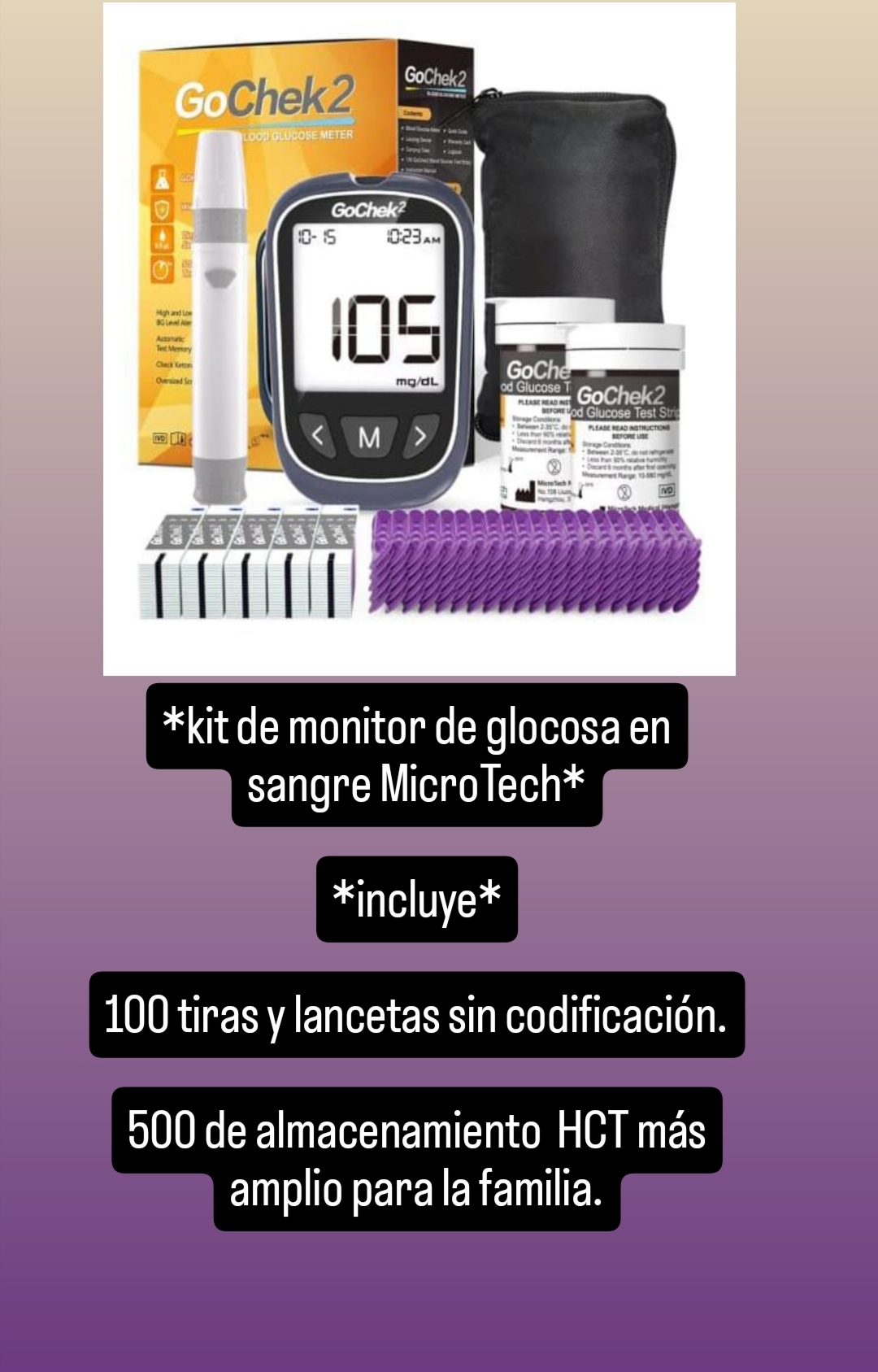 equipos profesionales - Monitor de presion y glucosa Digitales 1