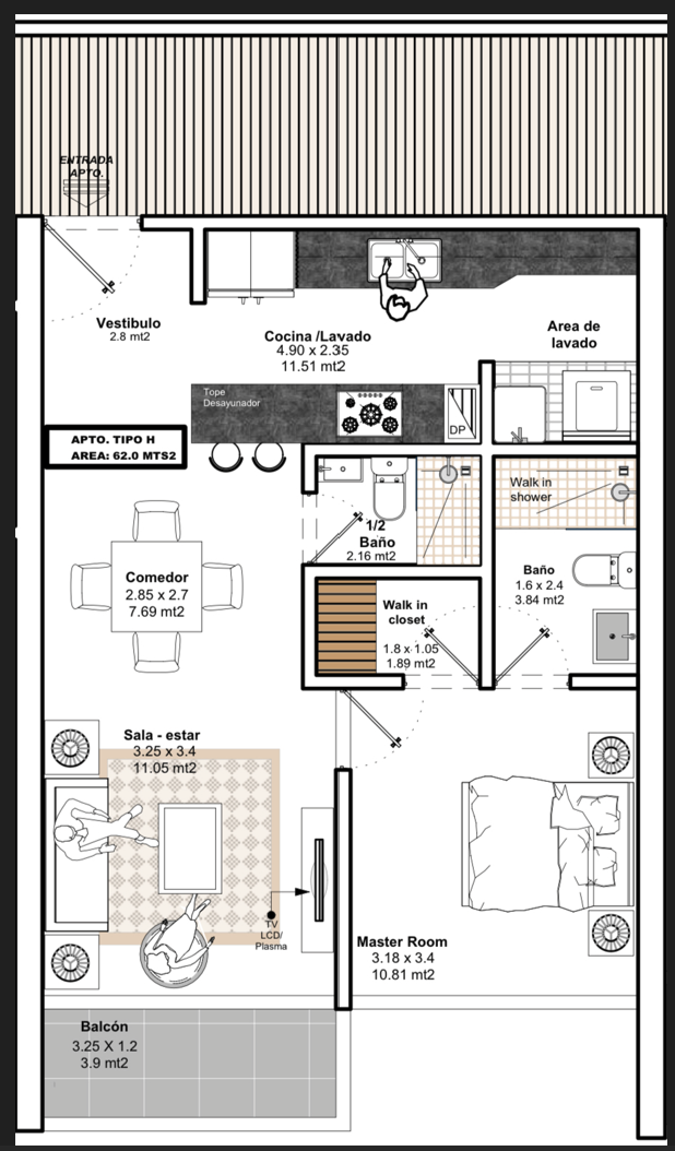 apartamentos - Exclusivo Proyecto de Apartamentos en Venta Punta  5