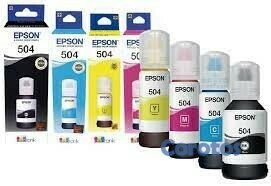 computadoras y laptops - BOTELLA DE TINTA EPSON T504  EN TODOS LOS COLORES PRECIO POR COLOR  1