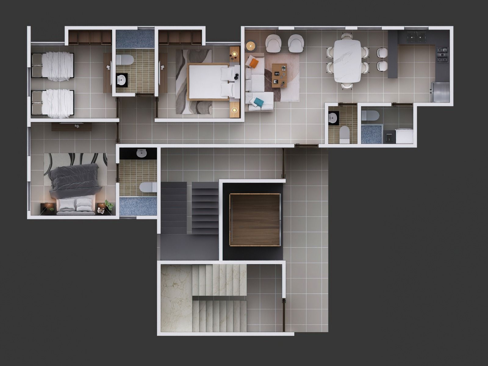 apartamentos - Apartamento en Jardines del Sur, Santiago 4
