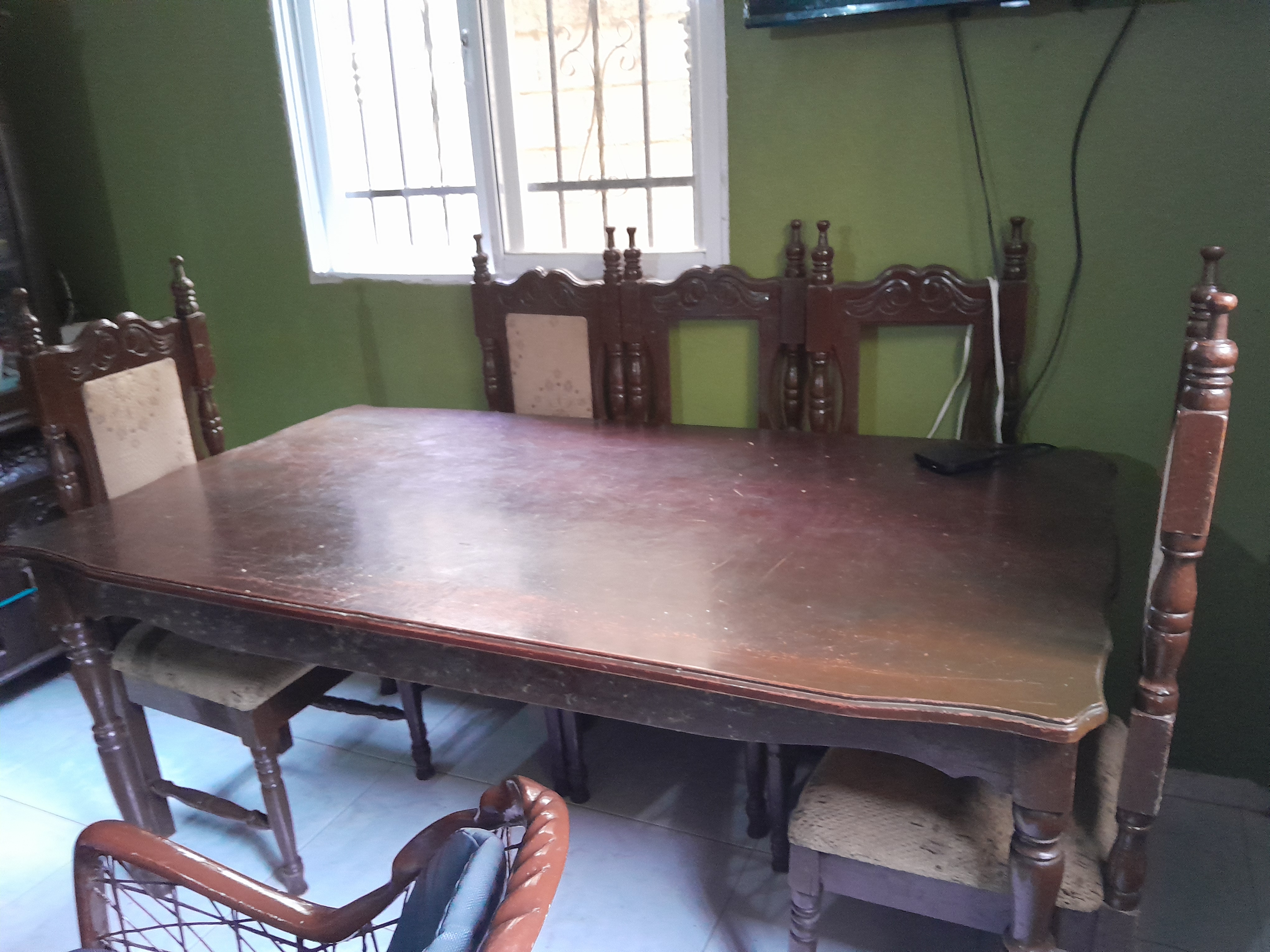 muebles y colchones - Comedor caoba centenario  1