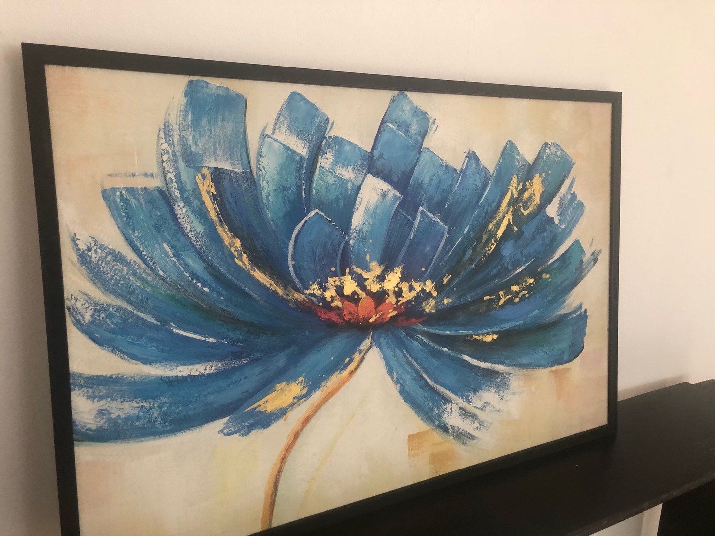 decoración y accesorios -  Cuadro moderno pintado al oleo 0