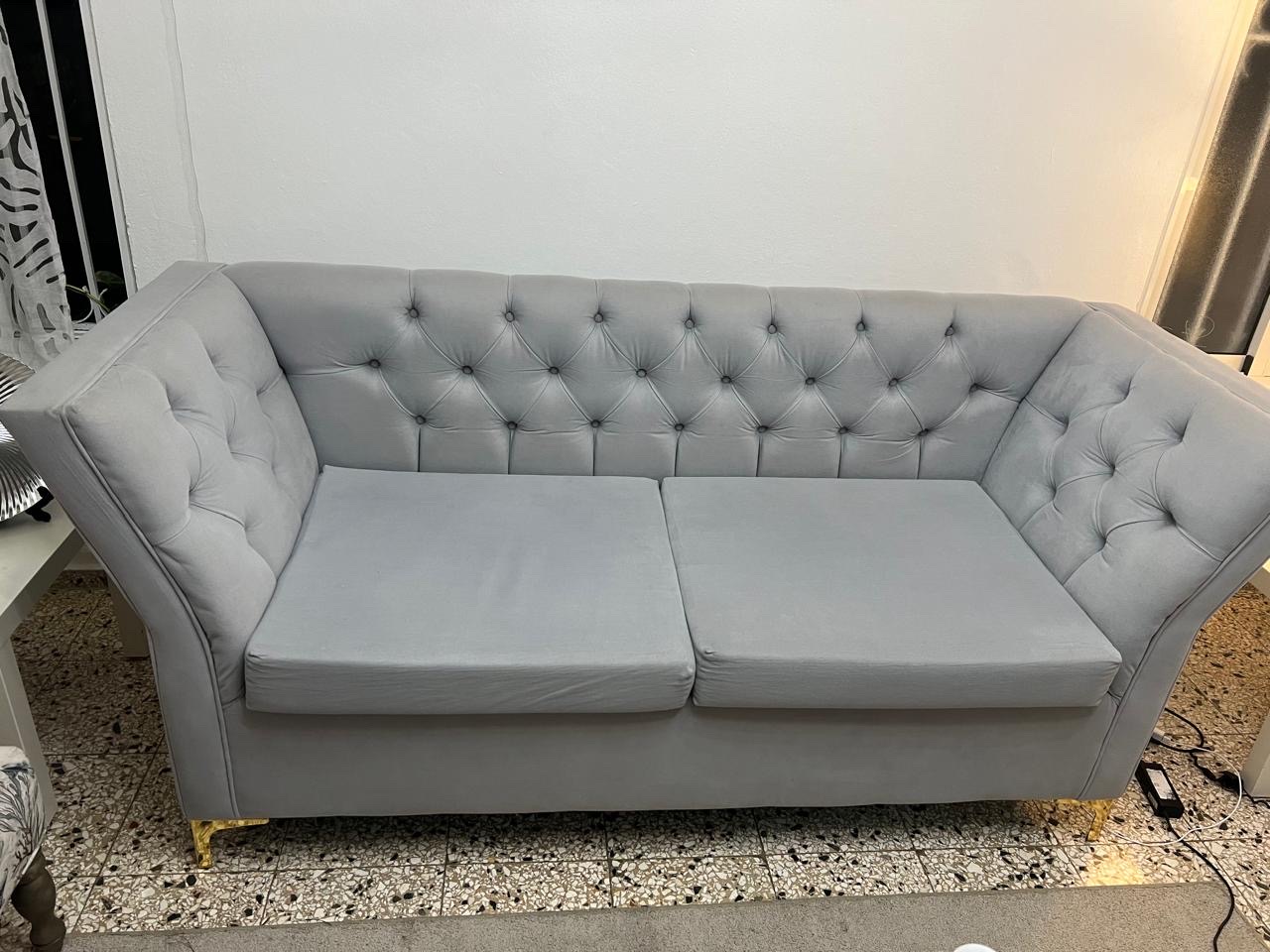 muebles y colchones - sofá gris 0