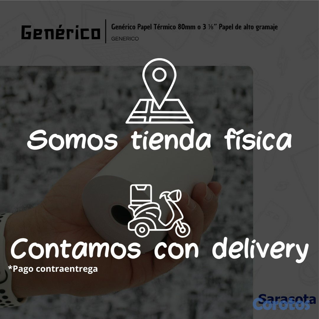 accesorios para electronica - Papel térmico para impresoras o puntos de venta 3