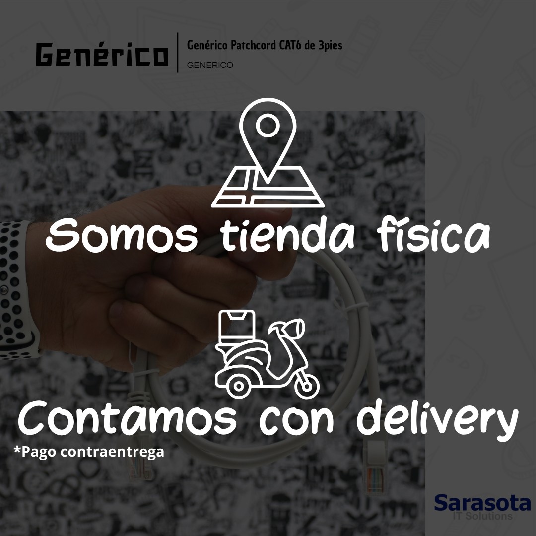 accesorios para electronica - Patch Cord RJ45 CAT6 de 3 pies 2
