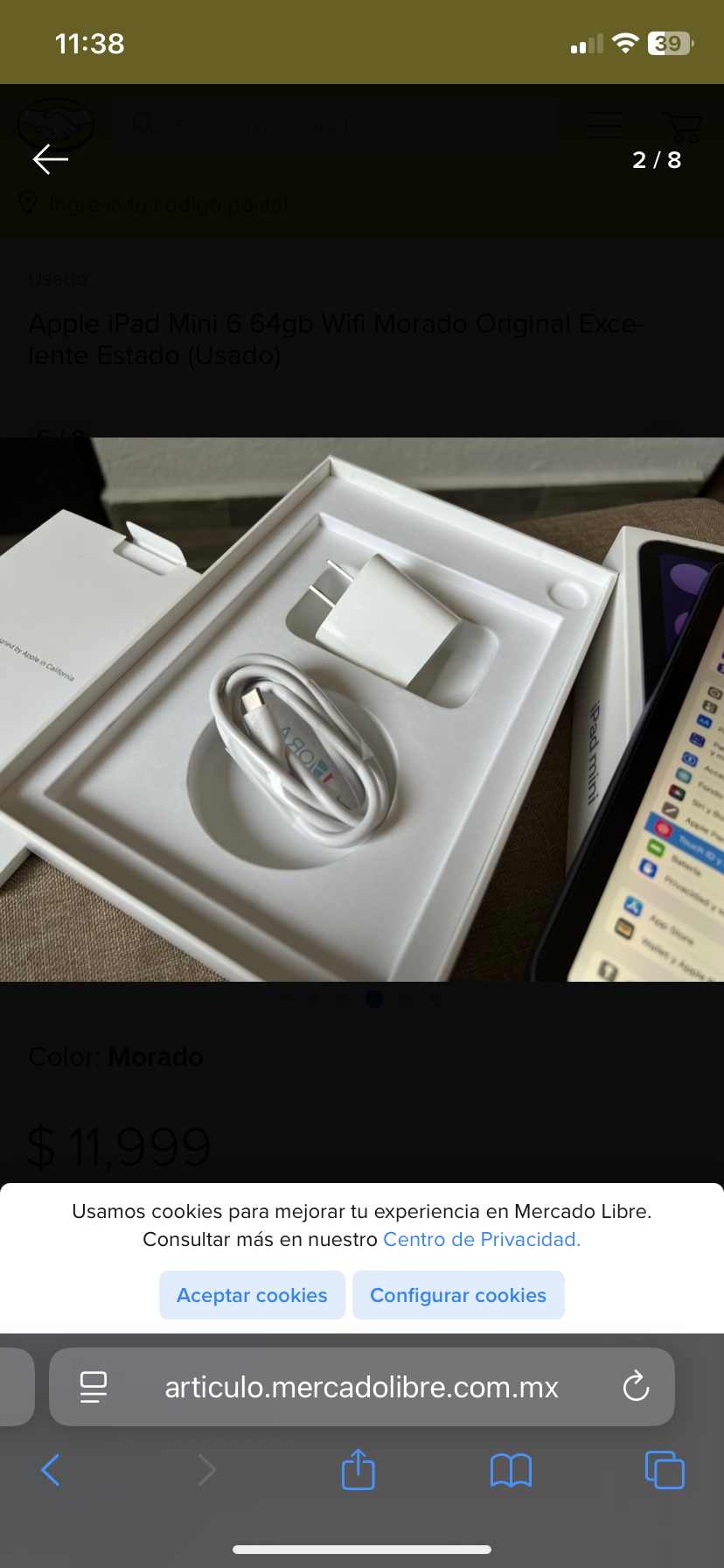 celulares y tabletas - Ipad Mini 6th Nuevo  1