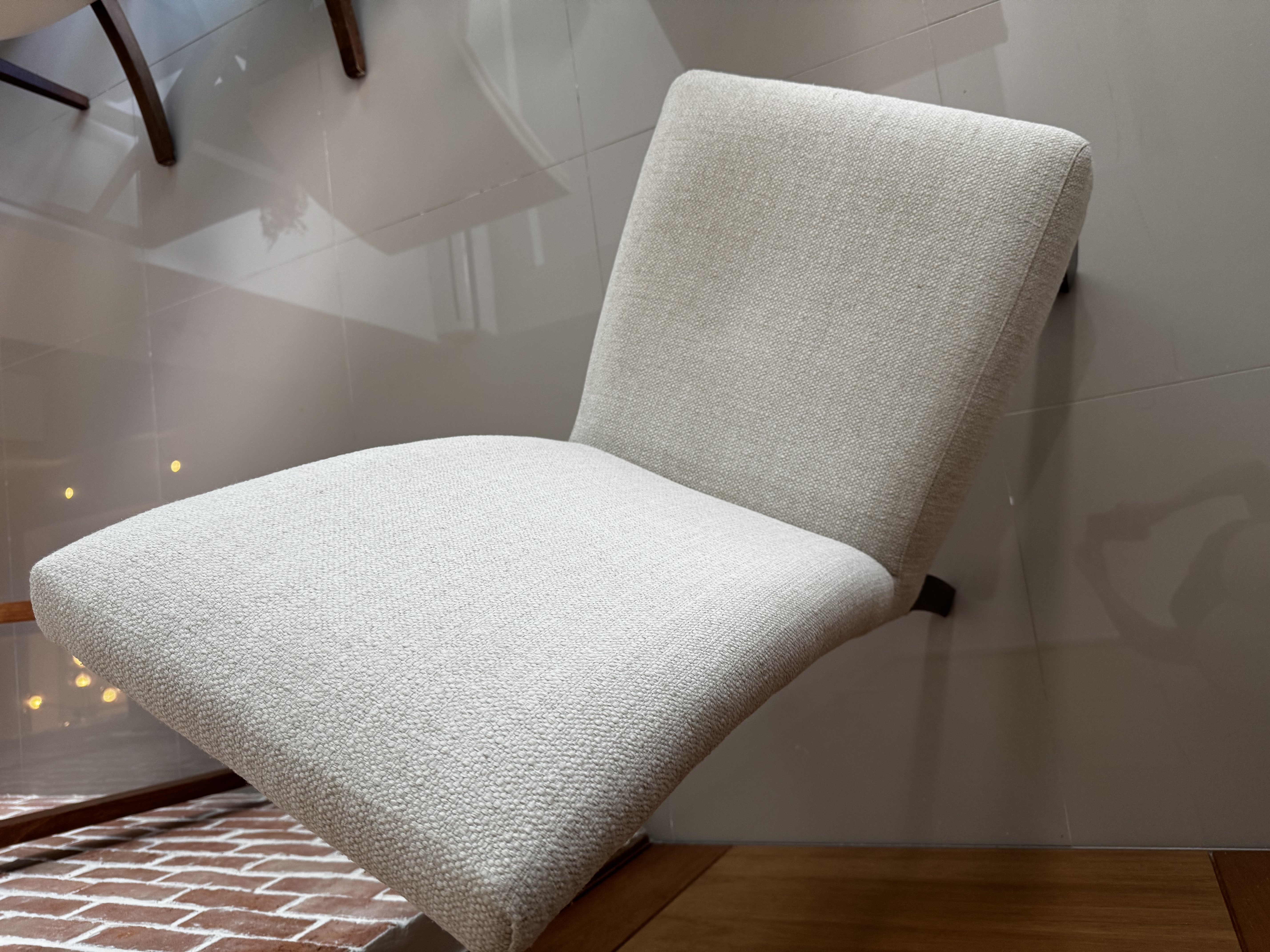 muebles y colchones - Elegantes sillas de comedor - tela beige y madera