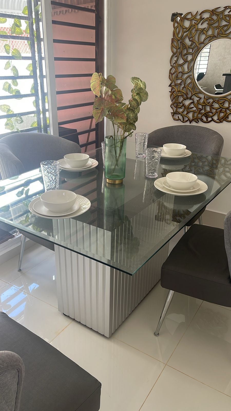 muebles y colchones - Comedor 6 sillas  0