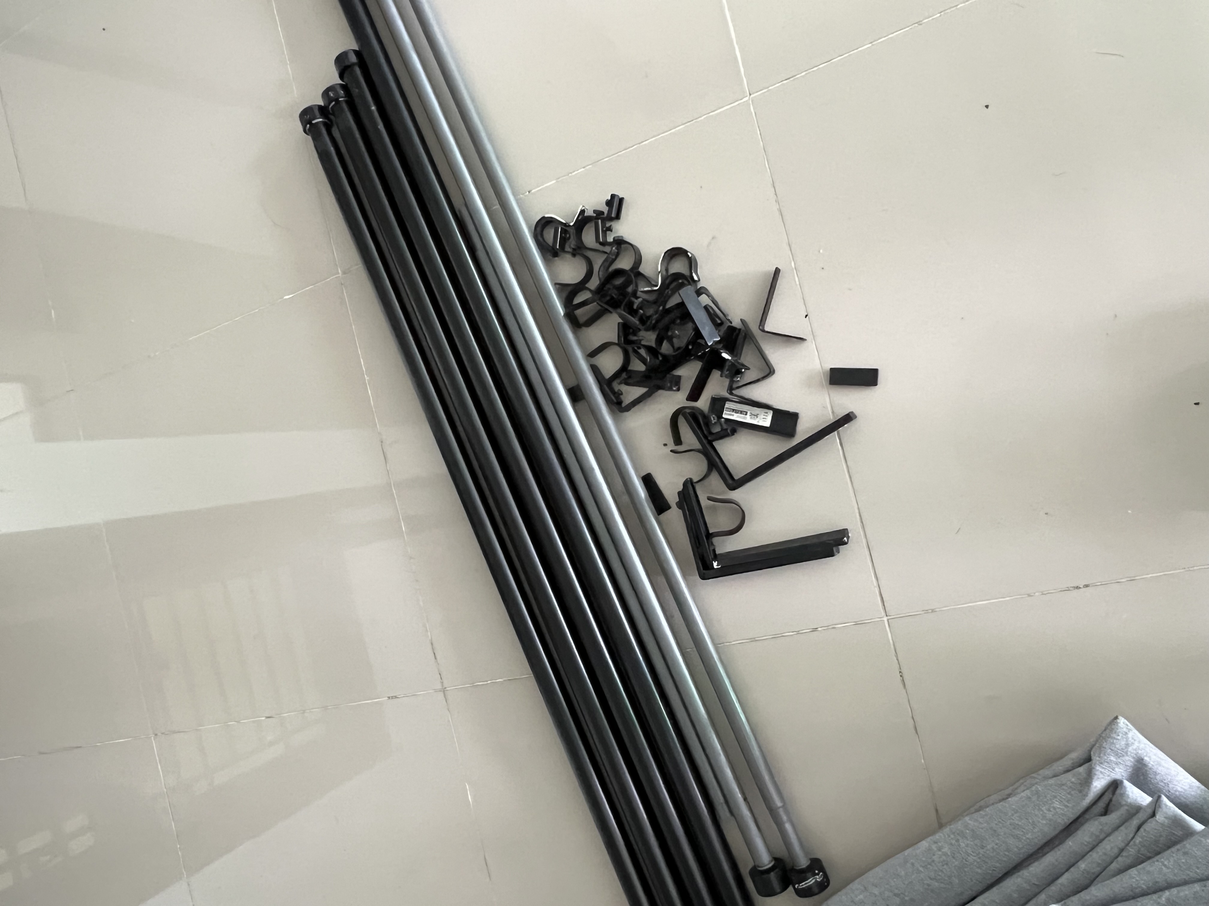 decoración y accesorios - 7 palos de cortinas y cortinas blackout IKEA 1