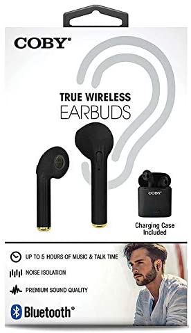 computadoras y laptops - AUDIFONO CON MICROFONO COBY EARPODS BLUETOOTH, NEGRO  CETW511BLK 1