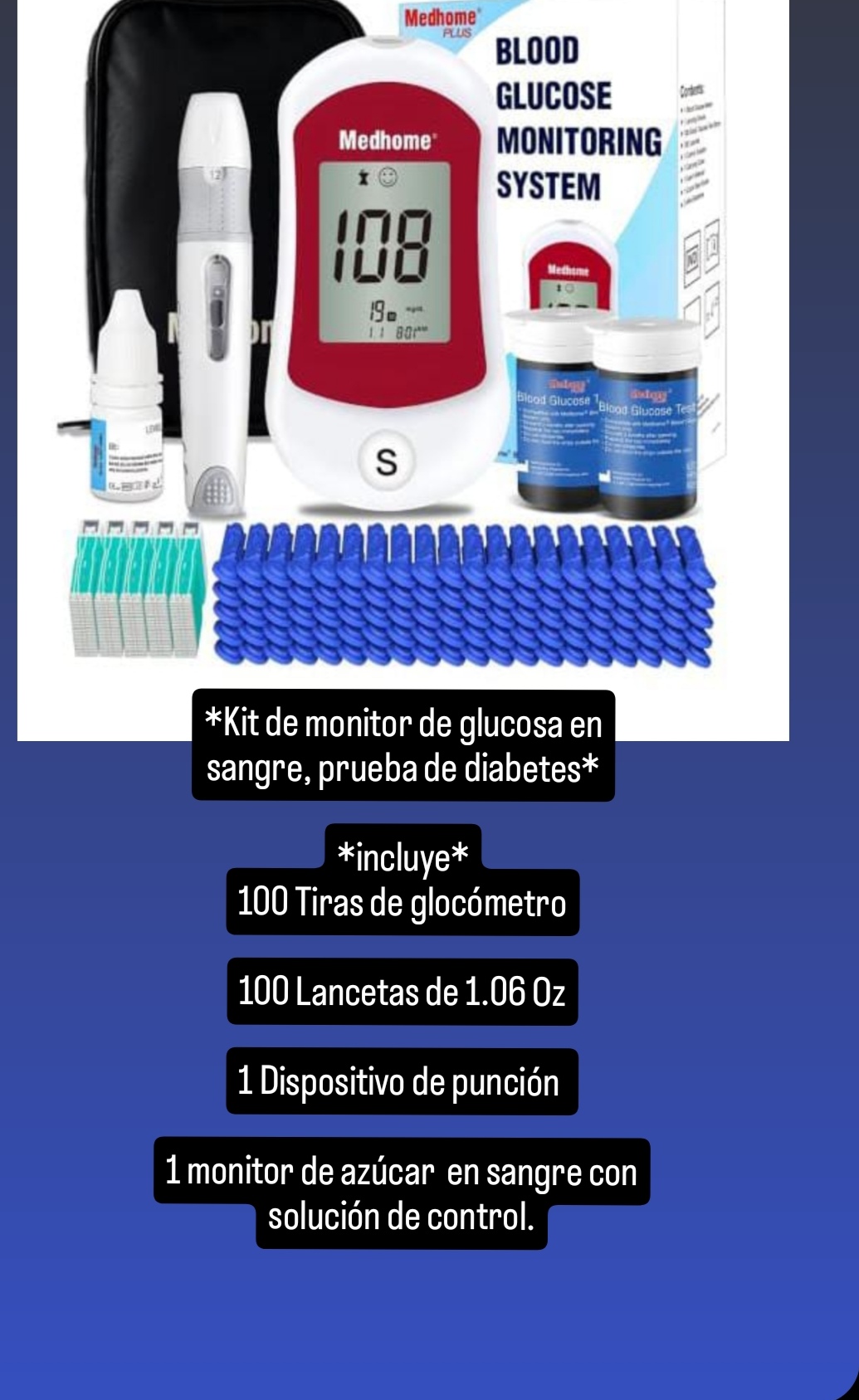 equipos profesionales - Monitor de presion y glucosa Digitales 2