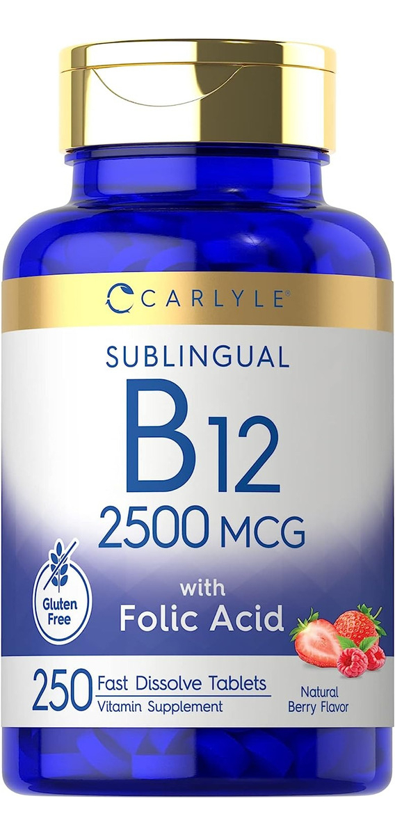 Salud y Equipamiento Médico - Vitamina B12 Sublingual 2500 Mcg-carlyle