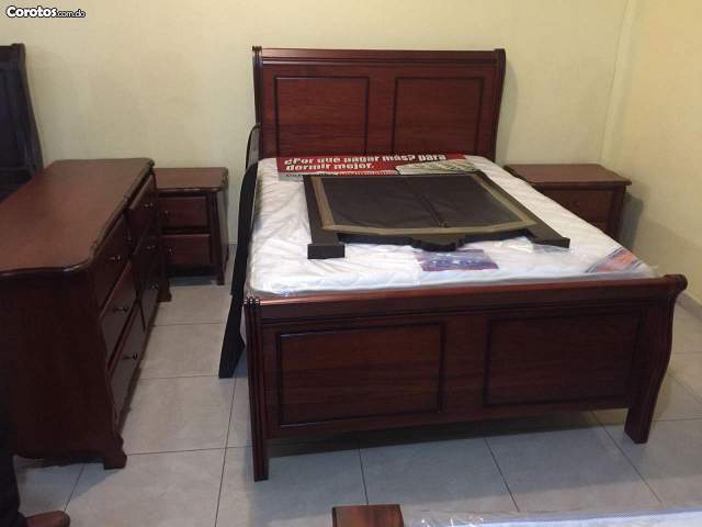 muebles y colchones - Juego de Habitación trineo. Nuevo 0
