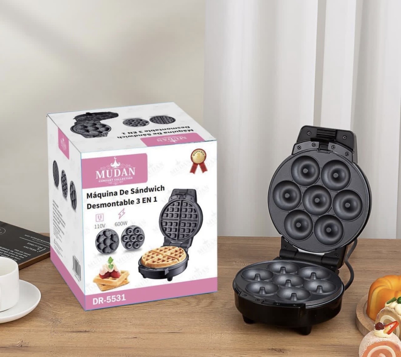 electrodomesticos - máquina para hacer donas 3 en 1 1