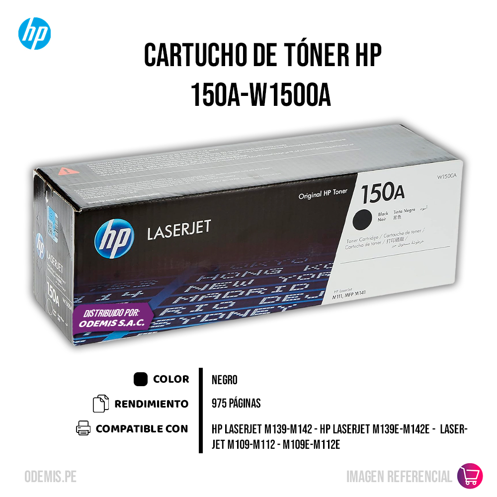 impresoras y scanners - TONER HP - 150A - W1500A - NEGRO  100% ORIGINAL 