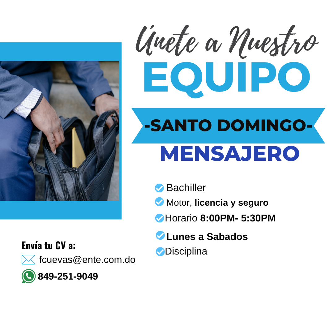 empleos disponibles - MENSAJERO 0