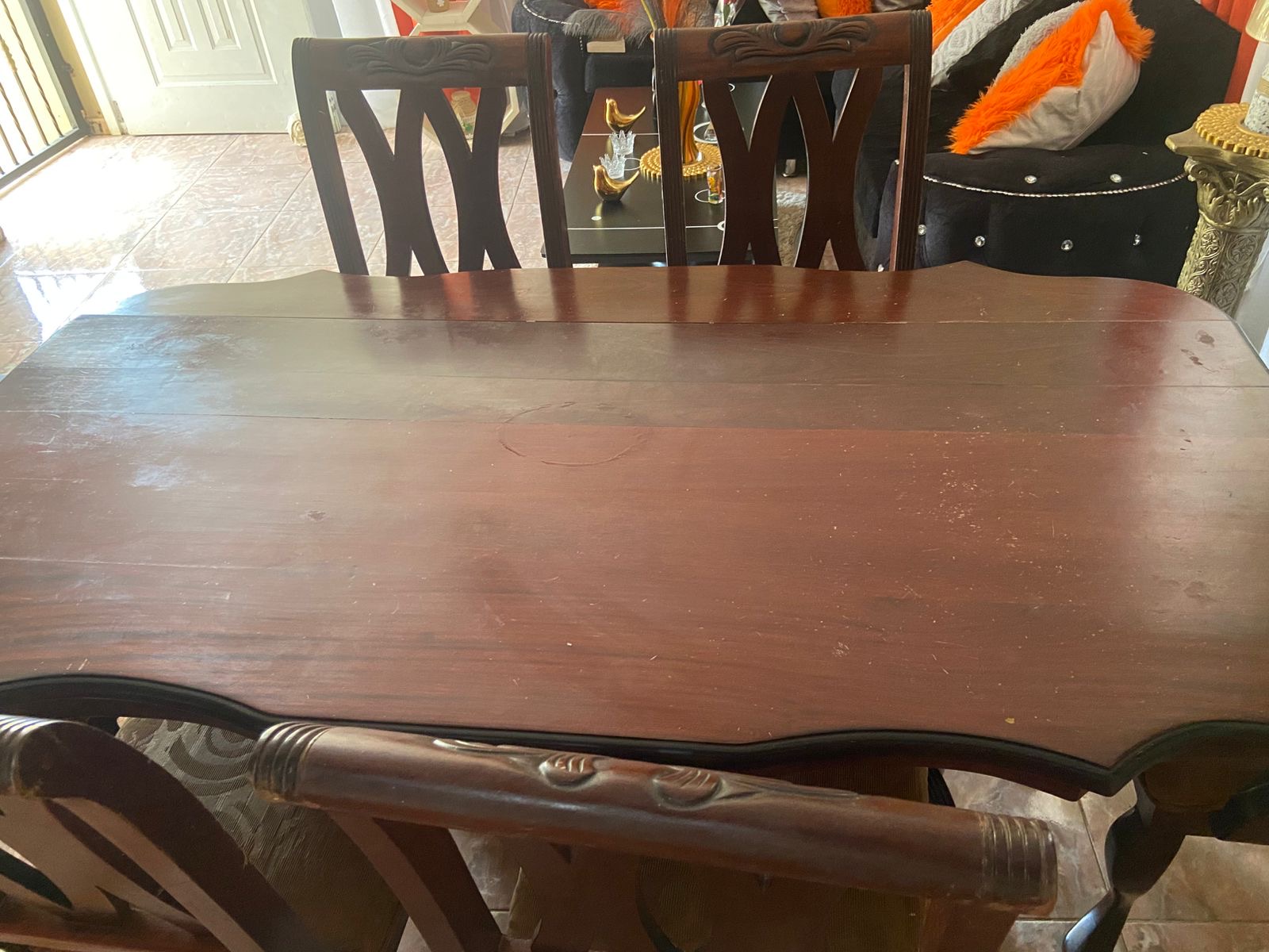 cocina - COMEDOR CAOBA 100% 6 SILLAS 4