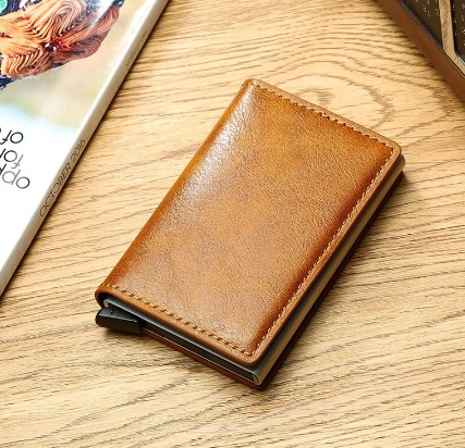 carteras y maletas - Tarjetero de cuero para hombres y mujeres (Negociable)