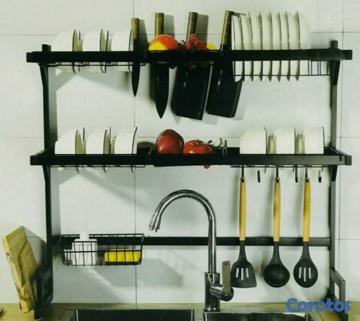 cocina - ESCURRIDOR DE PLATOS Y VASOS 3 NIVELES- RACK KITCHEN 1