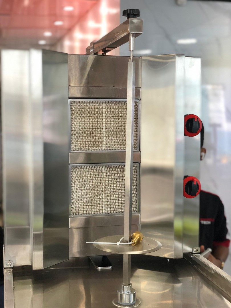 equipos profesionales - Asador kebab shawarma quemadora horno freidora de carnes 3