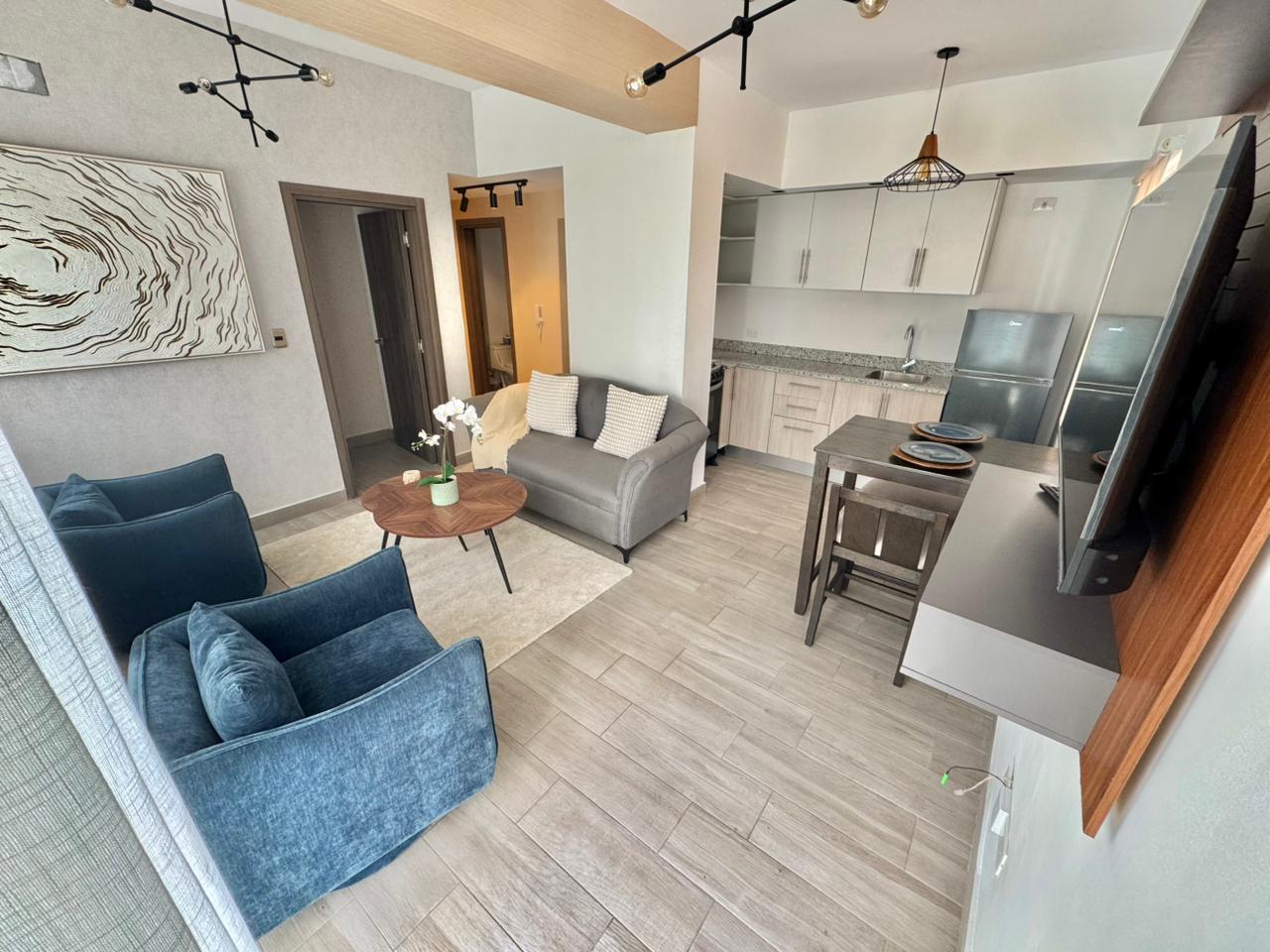 apartamentos - Apartamento en Alquiler Amueblado Evaristo Morales 4