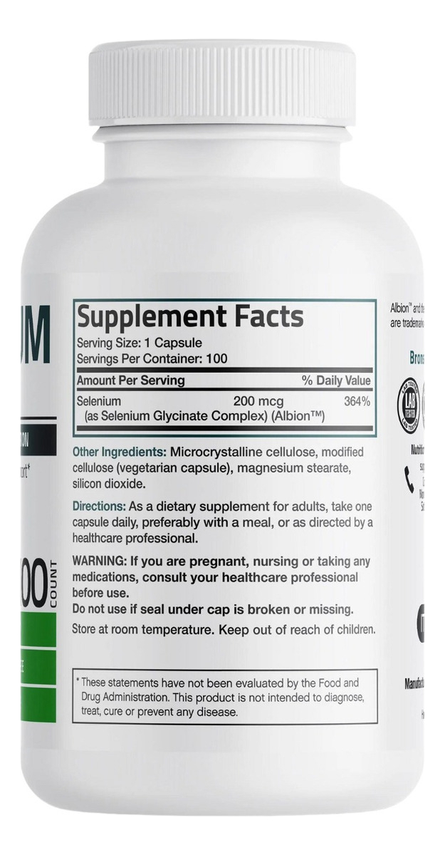 Salud y Equipamiento Médico - Selenio 200 Mcg  100 Capsulas 1