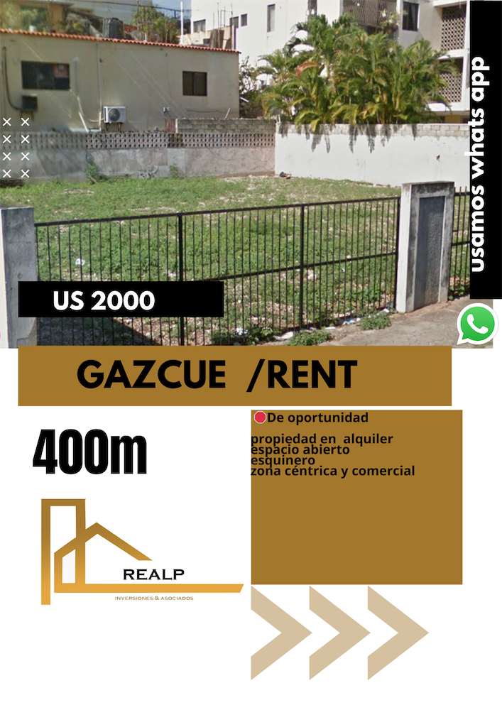 solares y terrenos - Solar esquinero en gazcue  0