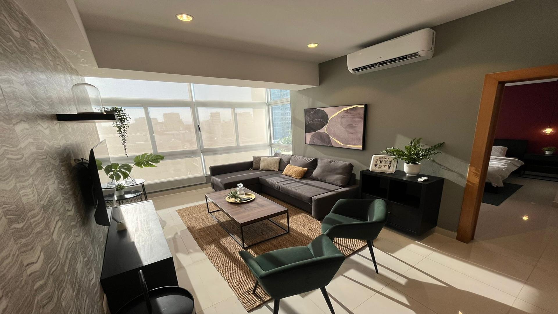 apartamentos - ALQUILER APARTAMENTO 1 HABITACION AMUEBLADO-SECTOR PARAISO 4