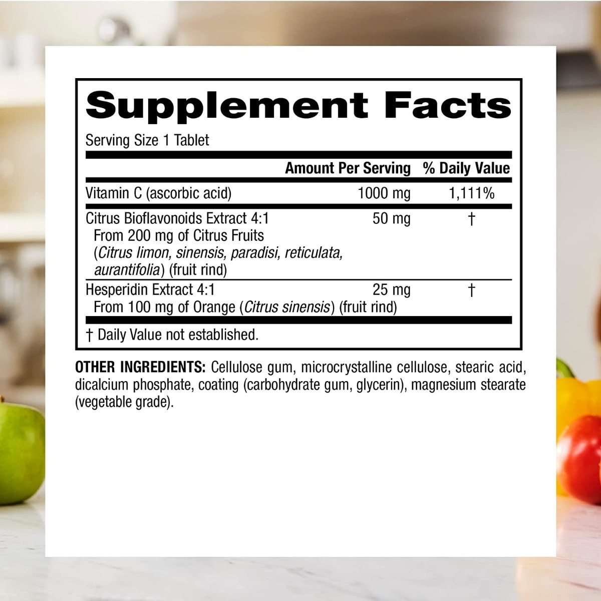 Salud y Equipamiento Médico - Vitamina C Webber Natura 1000mg 1