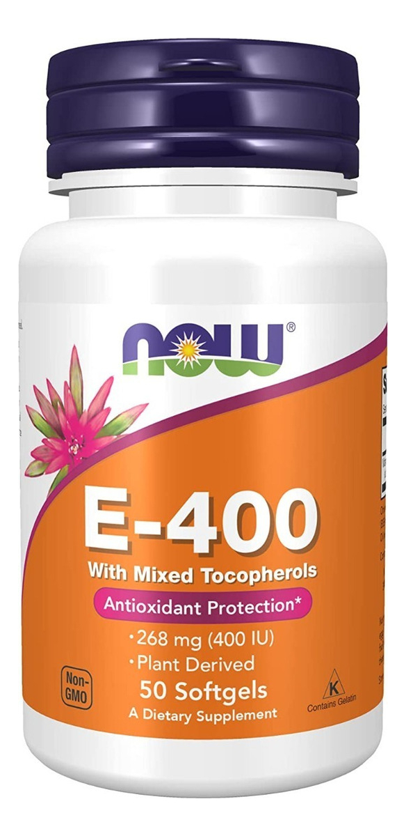 Salud y Equipamiento Médico - Vitamin E 400iu  50 Cap Now - Unid - Unidad A $3147 0