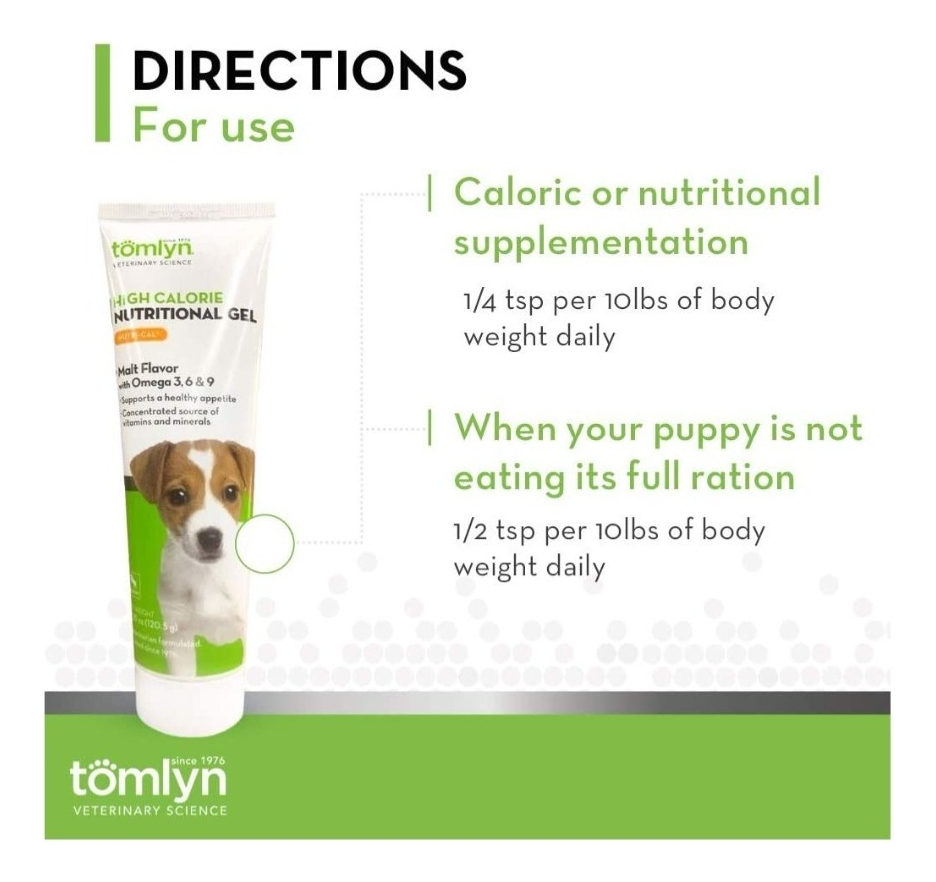 Salud y Equipamiento Médico - Suplemento Vitaminico Cachorros Tomlyn Nutri-cal 4.25 Oz 4