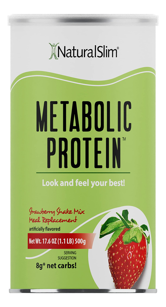Salud y Equipamiento Médico - Batido De Mezcla De Proteina De Suero Natural Slim Fresa 0