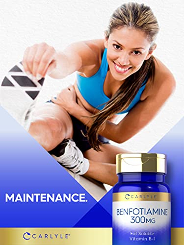 Salud y Equipamiento Médico - Benfotiamina 300mg 90 Capsulas | Vitamina B1 | Promueve El A 5