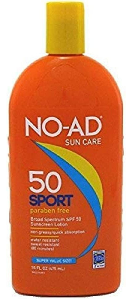 Salud y Equipamiento Médico - No-ad Sport Locion De Proteccion Solar, Spf 50 16 Oz