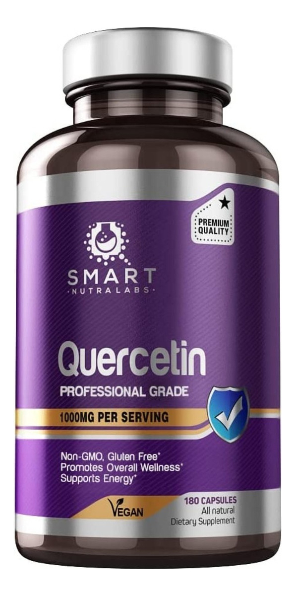 Salud y Equipamiento Médico - Quercetina 1000mg 180 Cápsulas - U - Unidad A $1305 0