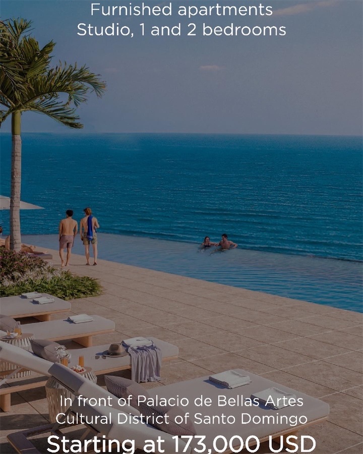 apartamentos - Venta de apartamentos con vista al mar y piscina en el distrito nacional 1