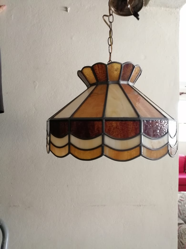 decoración y accesorios - Lampara de techo tipo Tiffany